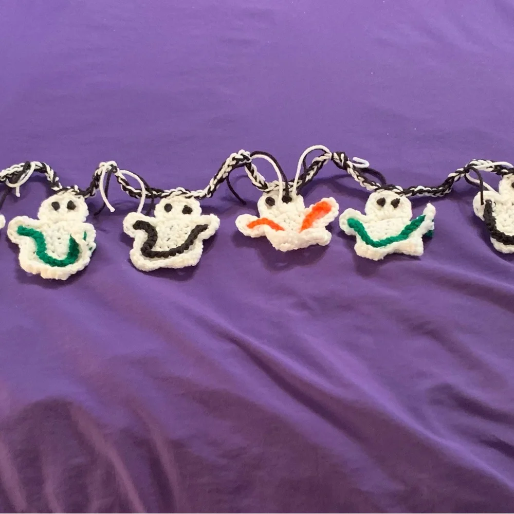 Ghost Garland Eight New Crochet Handmade